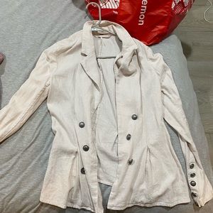 Free People Button Blazer/Jacket